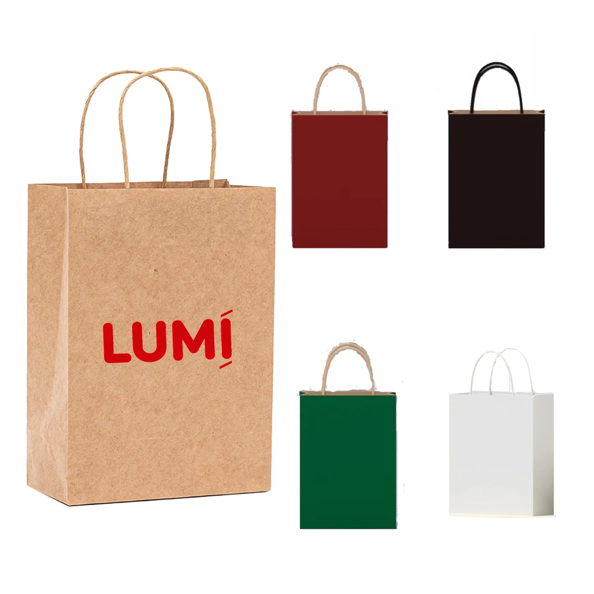 Small Kraft Paper Bag With Handles 1