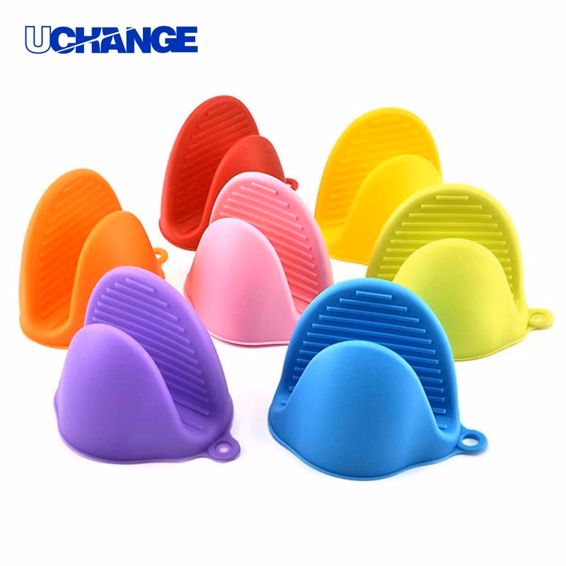 Camping Barbecue Silicone Anti-Heat Gloves for Outdoor Use
