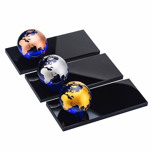 Continental Globe on Glass Base Award