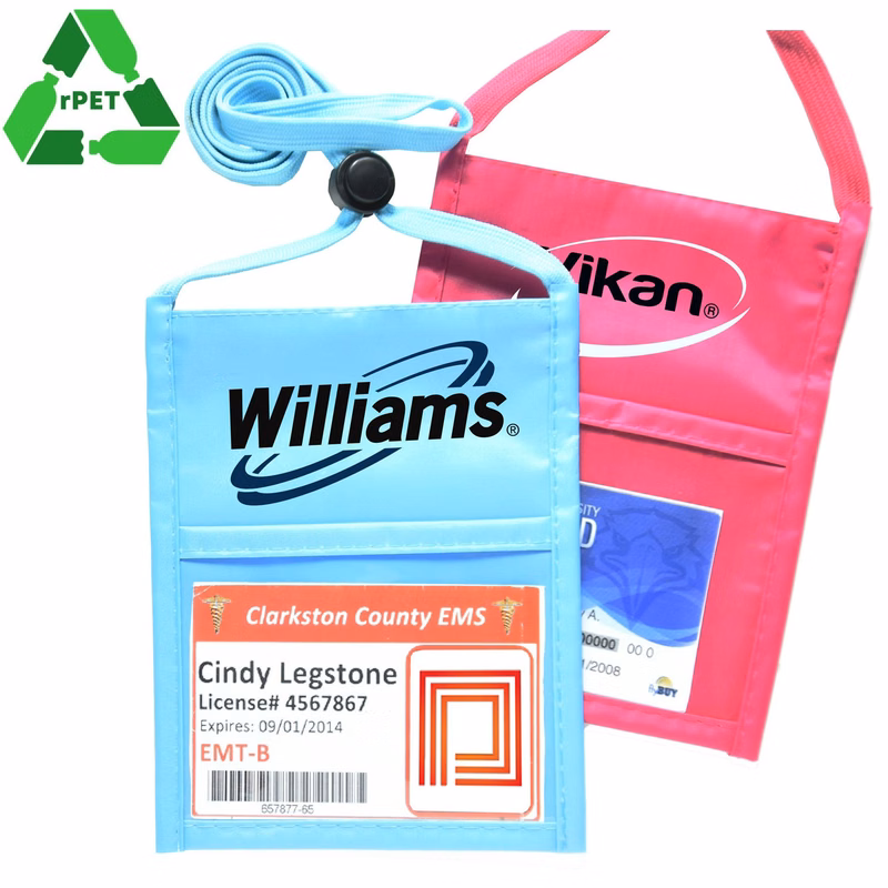 Nylon Single Pocket RPET Recycled Wallet
