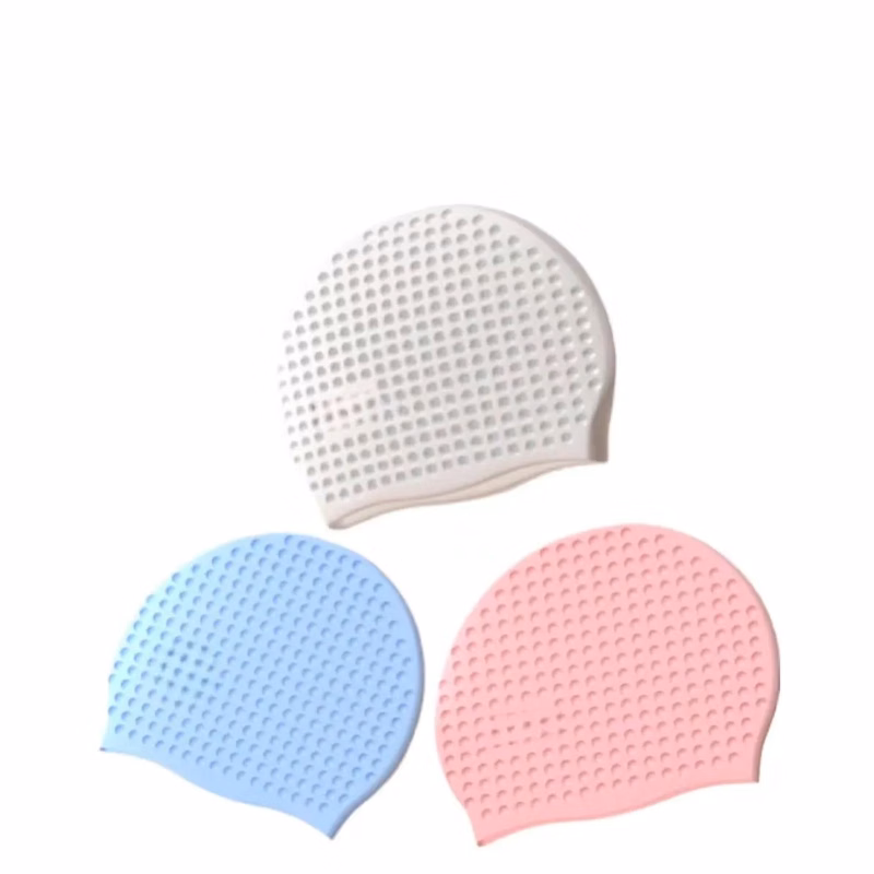 Pure Silicone High Elastic Waterproof Swim Cap