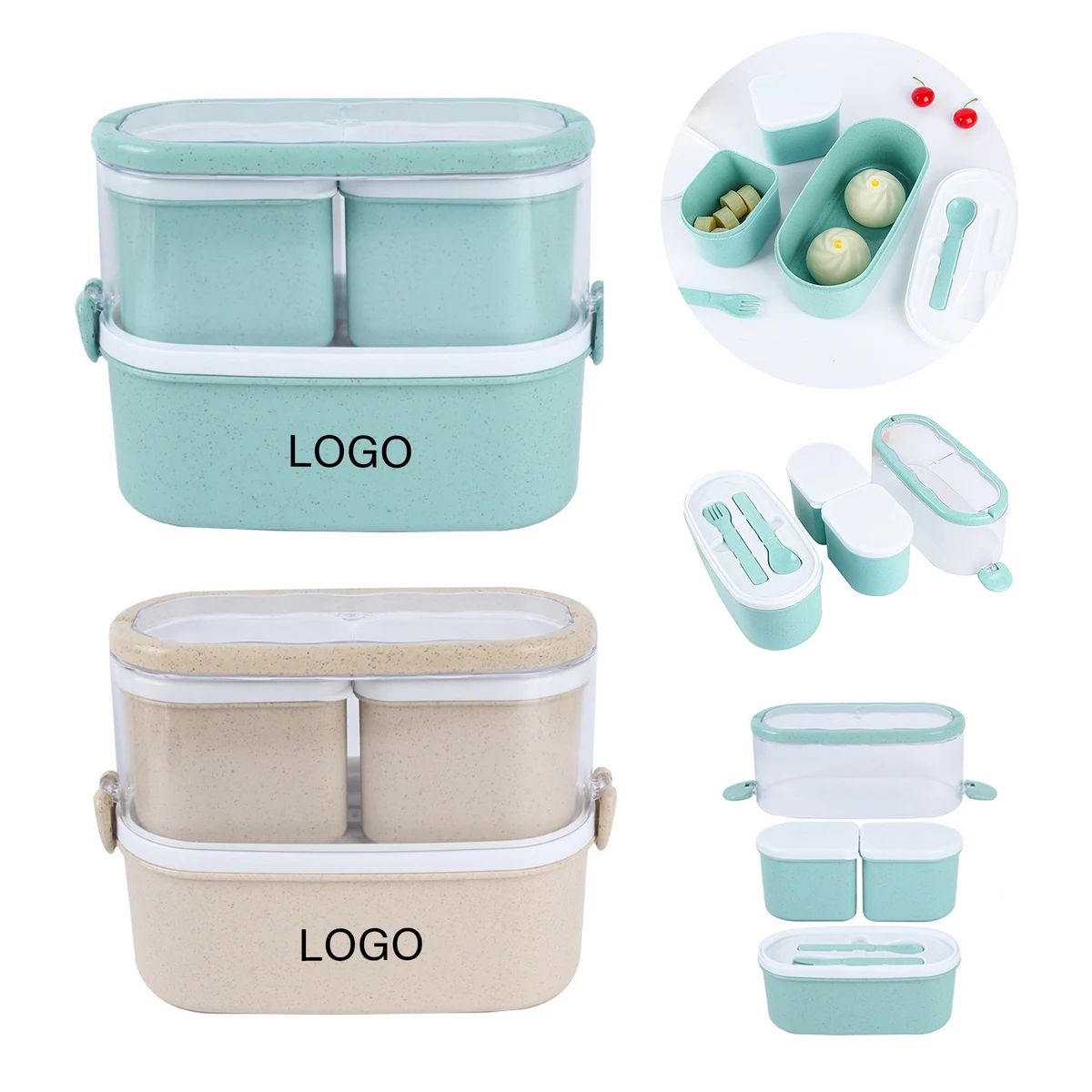 2-Layer Lunch Bento Box 1