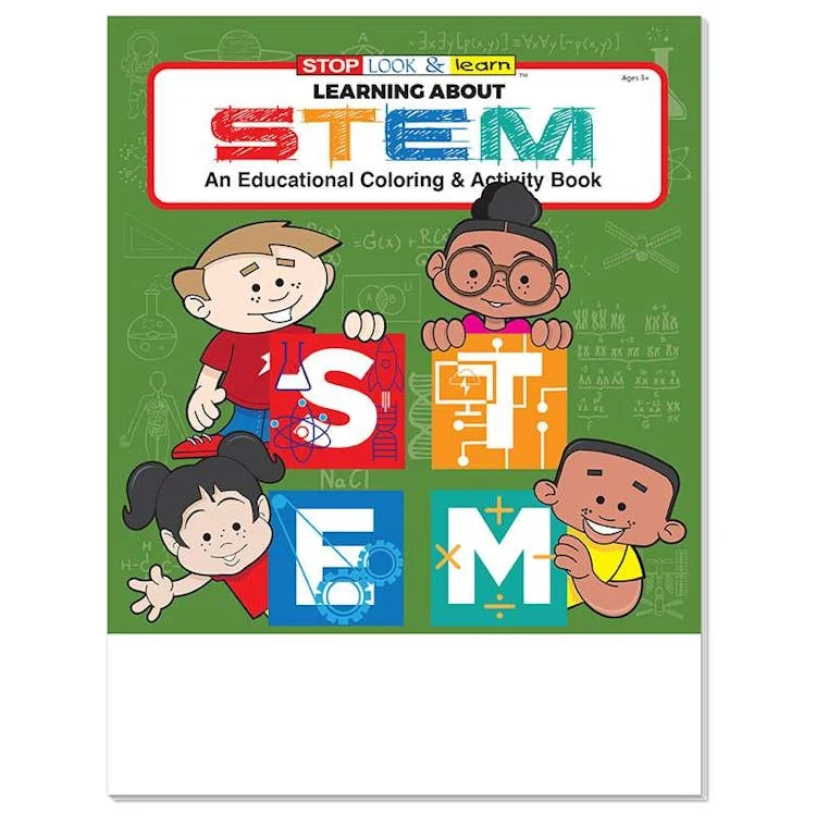 Learning About STEM Coloring Books 1