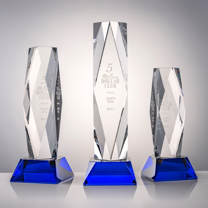 President Award on Base - Blue