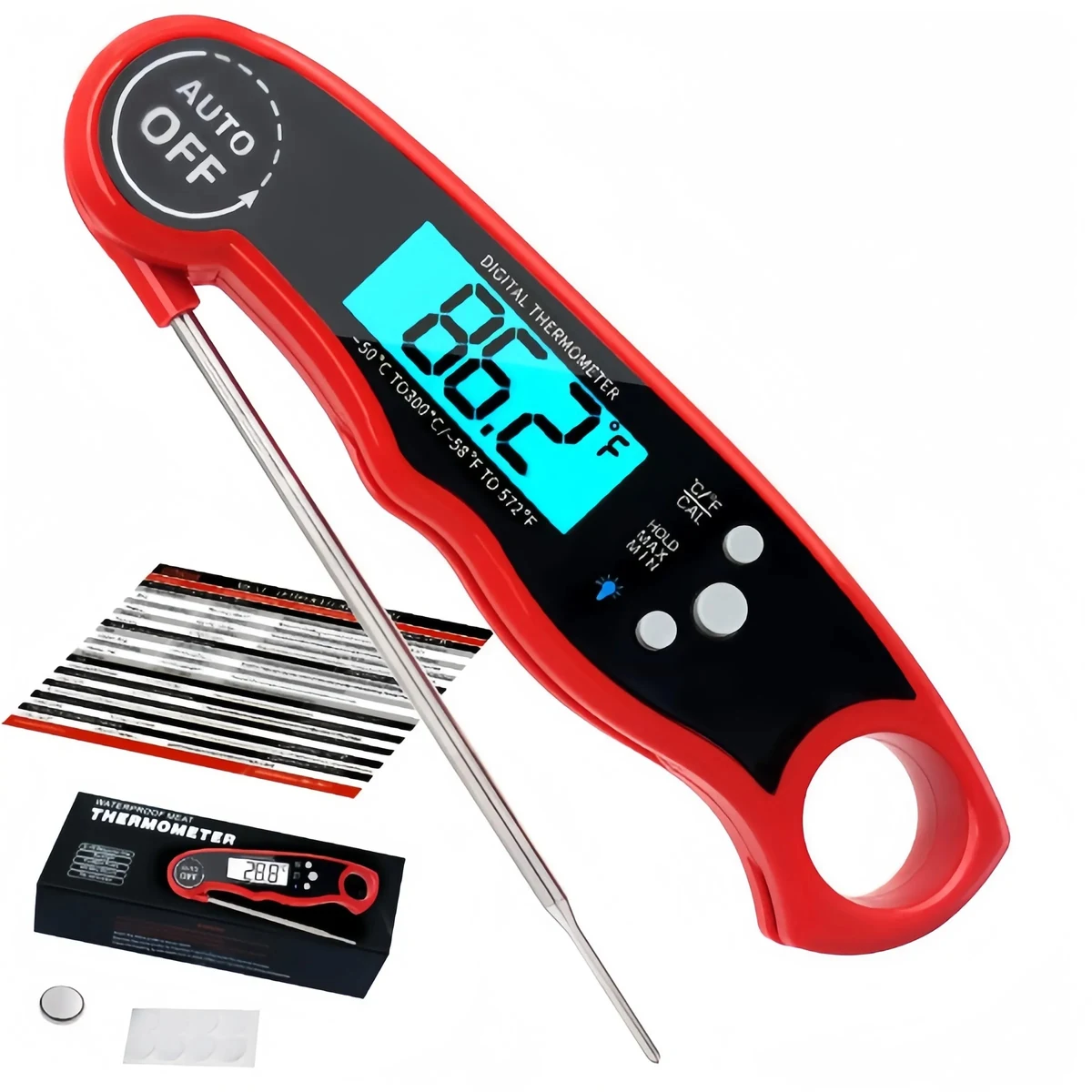 Electronic barbecue kitchen food thermometer 1