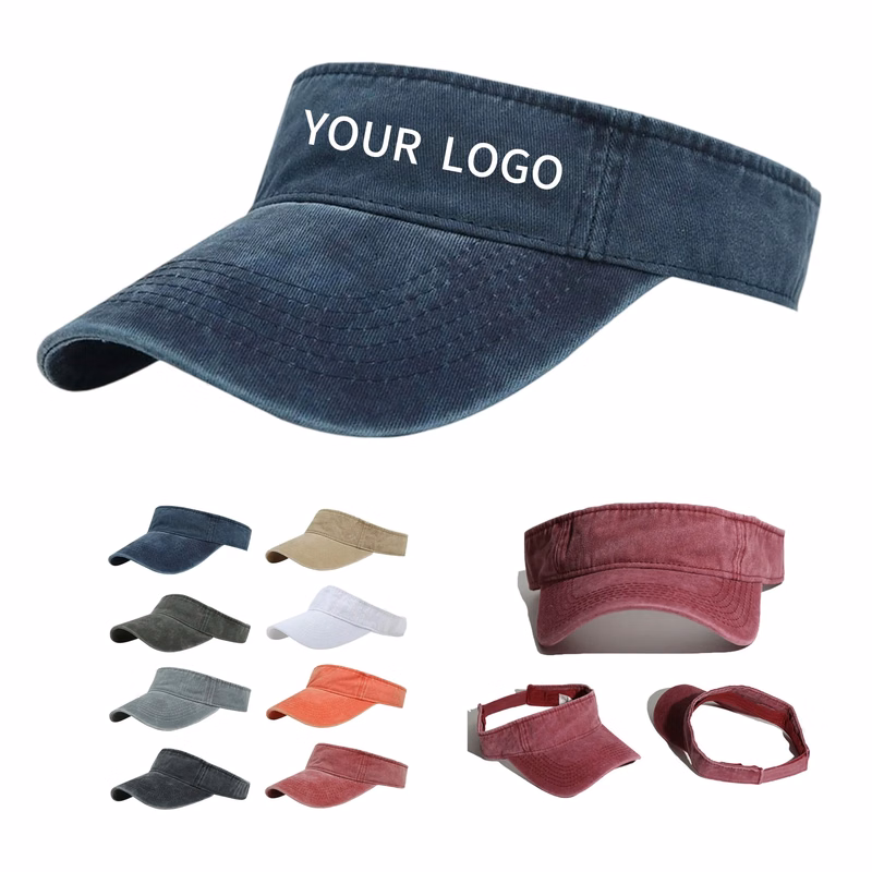 Custom Logo Cotton Sun Visor