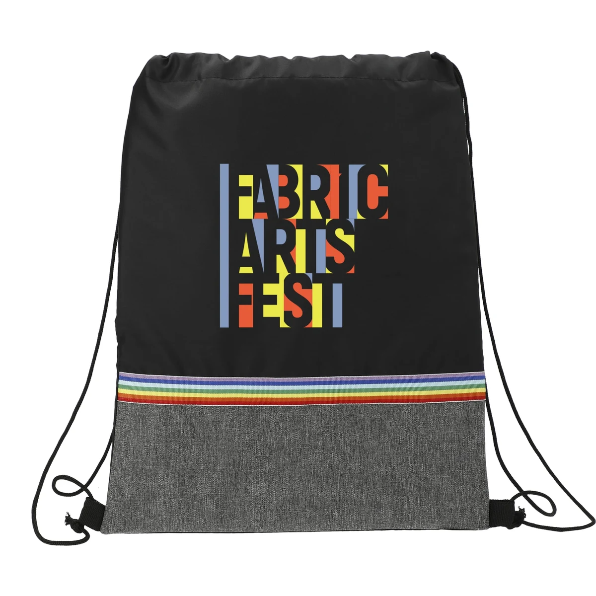 Rainbow RPET Drawstring Bag 1