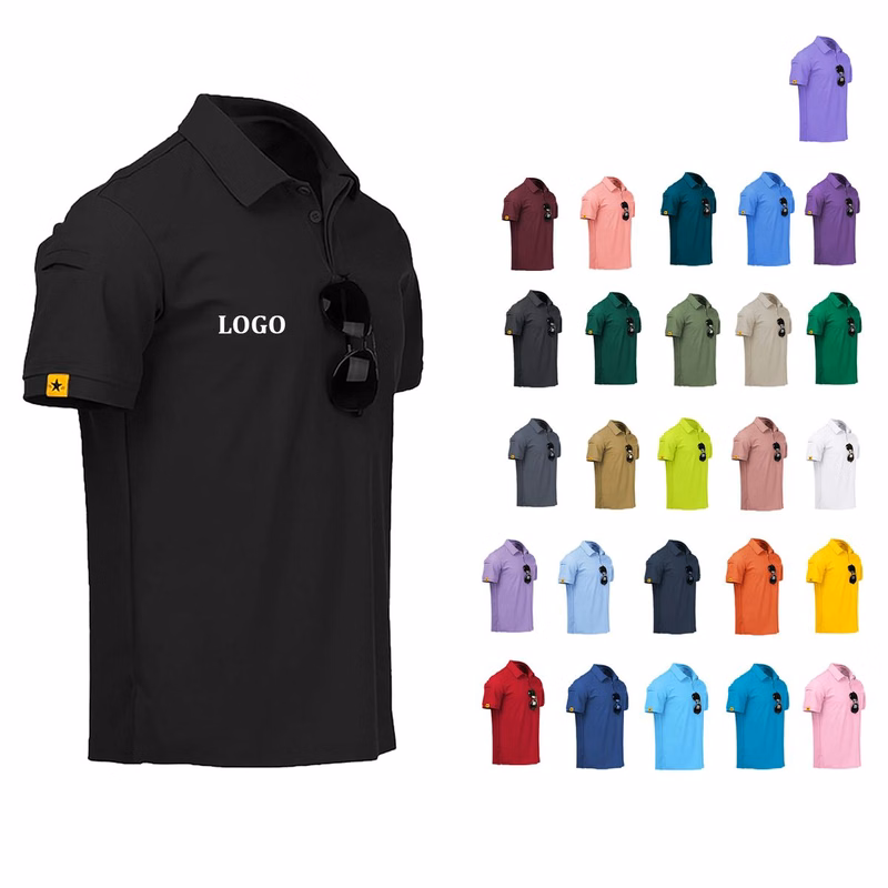 Men's Short Sleeved Sports Tactical T Shirt