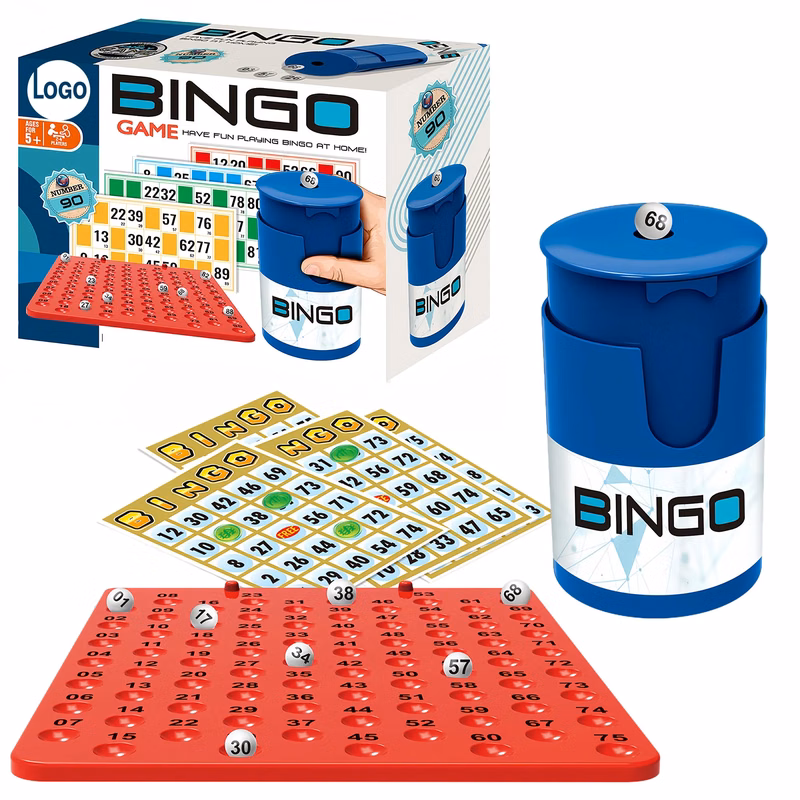 Interactive Color Ball Bingo Game Set For Family Party Fun