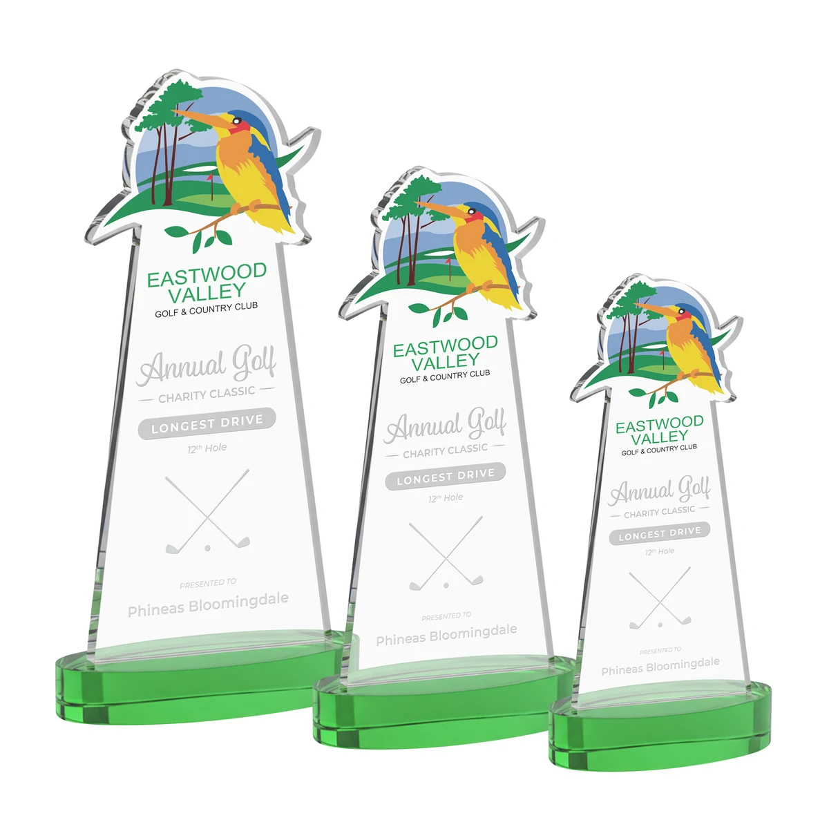 EdgeCraft Tapered Award on Alberton - Green (via Ocean) 1