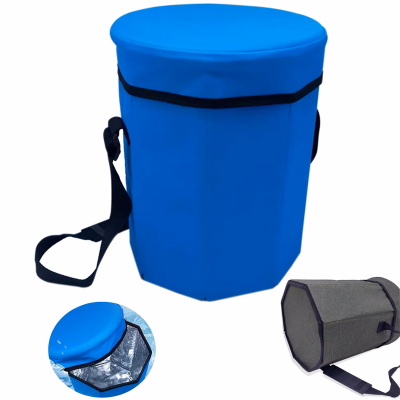 Portable Seat Padded Cooler Bag For Picnic