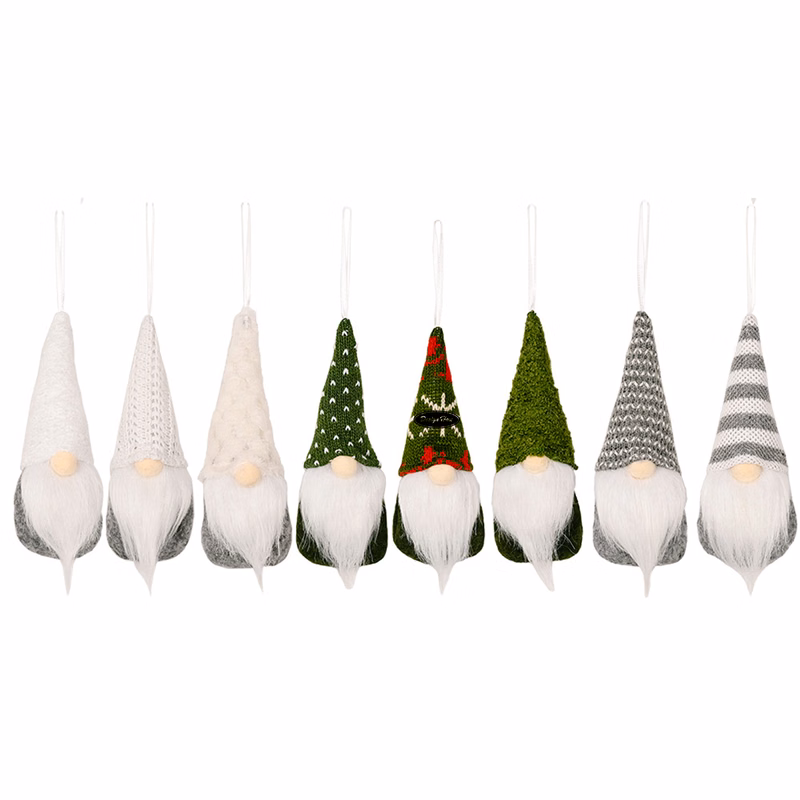 Handmade Knitted Gnome Christmas Decor