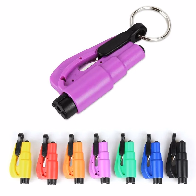 2-in-1 Car Window Breaking Life Saving Hammer
