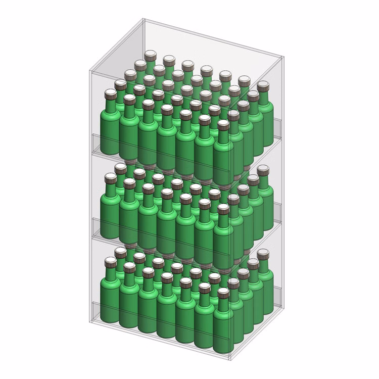 Acrylic Beverage Display - 3 Levels