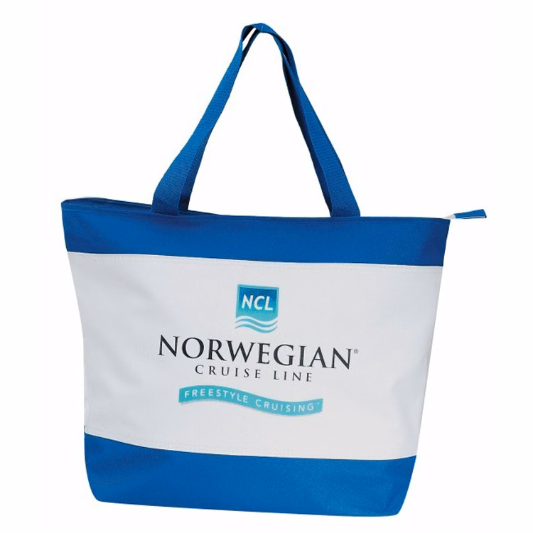 Poly Tote Bag with Zipper
