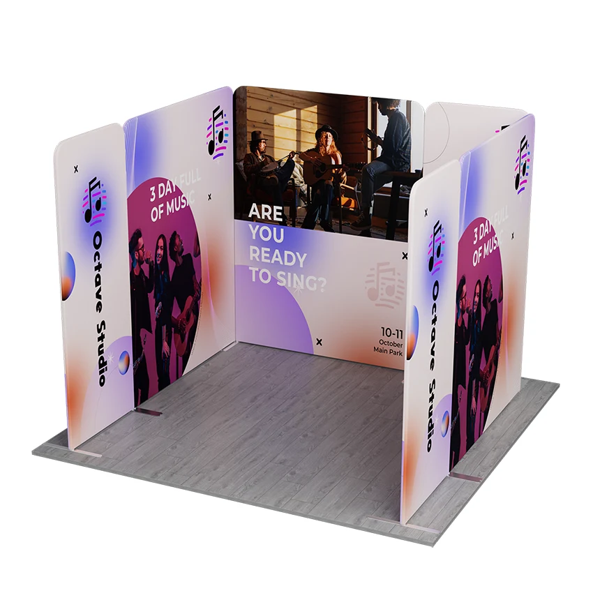 NEW MagLock U-Shape Fabric Display Kit C - 9'x 9' x6.5'h 1