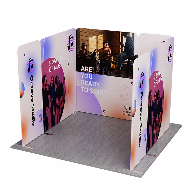 NEW MagLock U-Shape Fabric Display Kit C - 9'x 9' x6.5'h