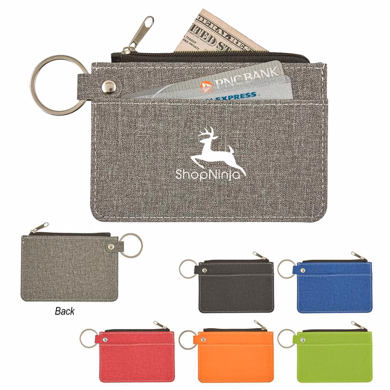 Durable Heathered Card Wallet