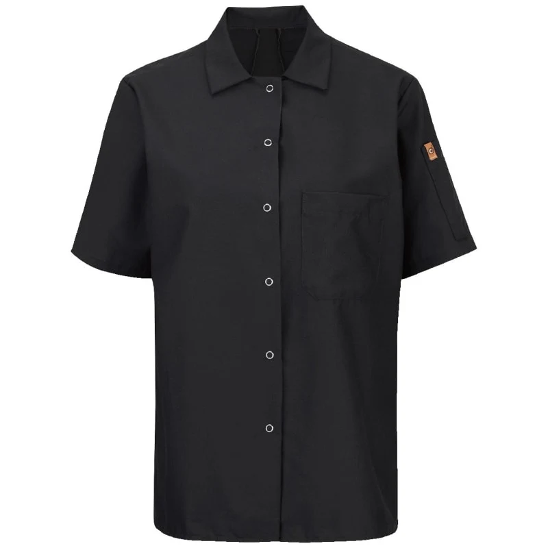 Chef Designs Women's Mimix™ Short Sleeve Cook Shirt With OilBlok - 501X 1