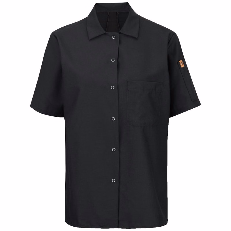 Chef Designs Women's Mimix™ Short Sleeve Cook Shirt With OilBlok - 501X