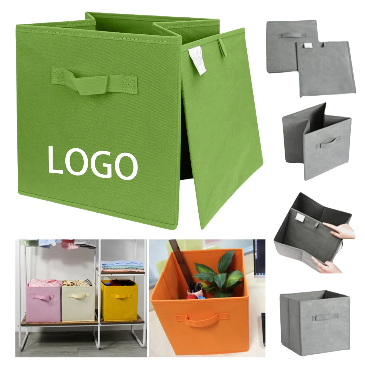 Foldable Cloth Organizer Box 1