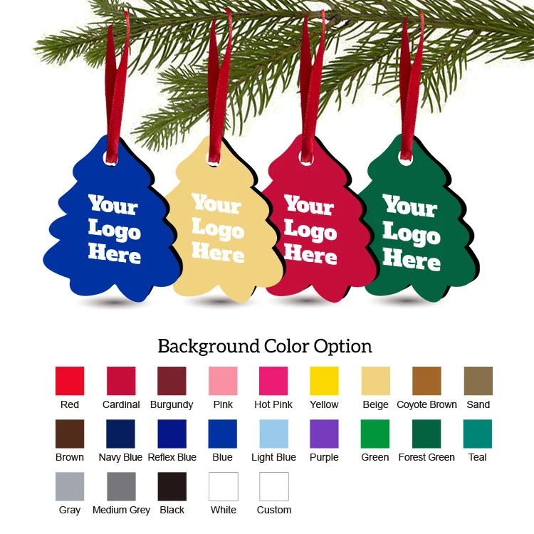 Free Shipping Solid Color Christmas Ornament - Tree 1