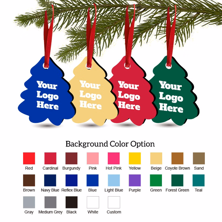 Free Shipping Solid Color Christmas Ornament - Tree