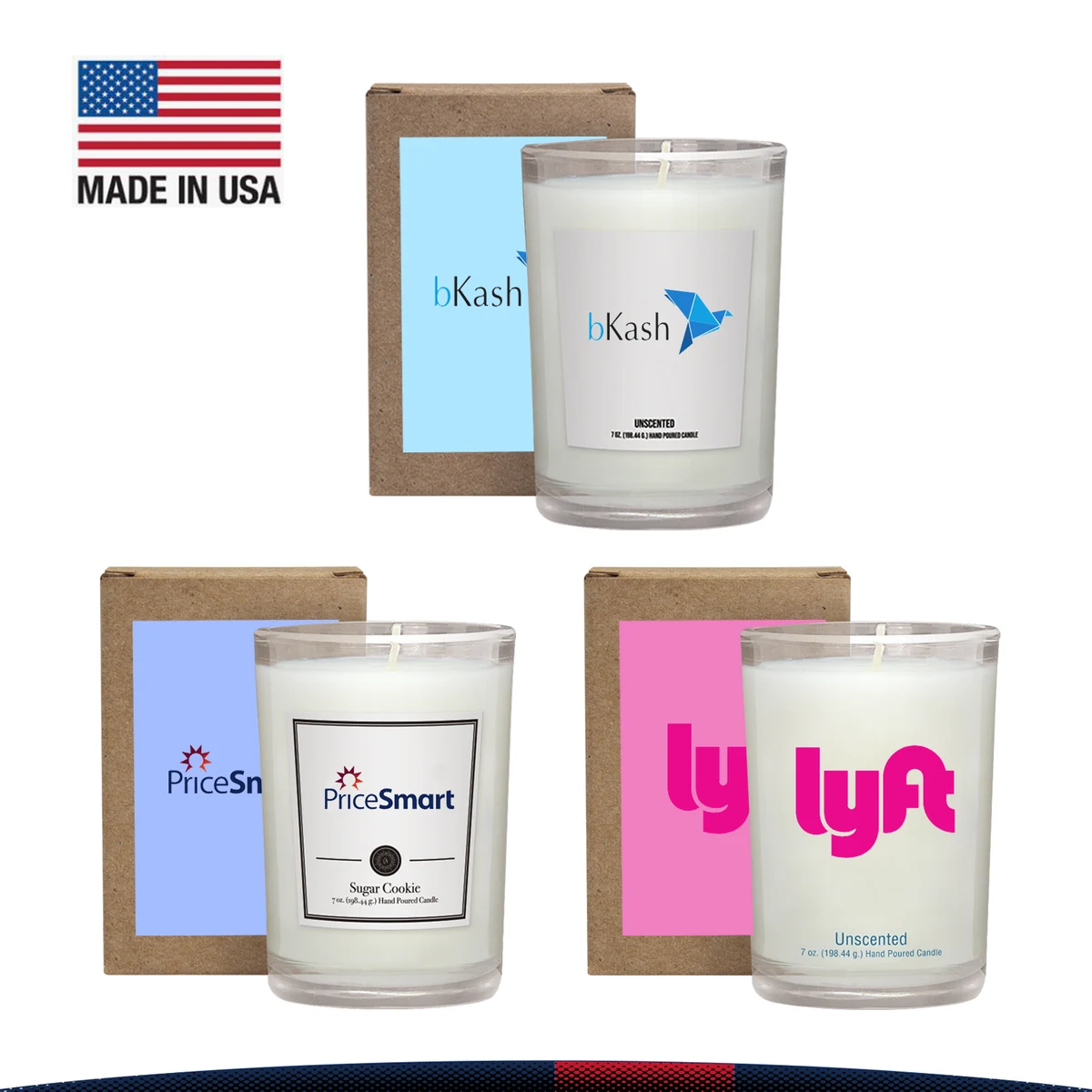 8 oz. Caprice Cardboard Gift Box Scented Tumbler Candle 1