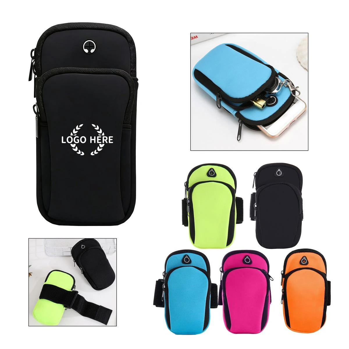 Portable Athletic Cell Phone Arm Bag 1