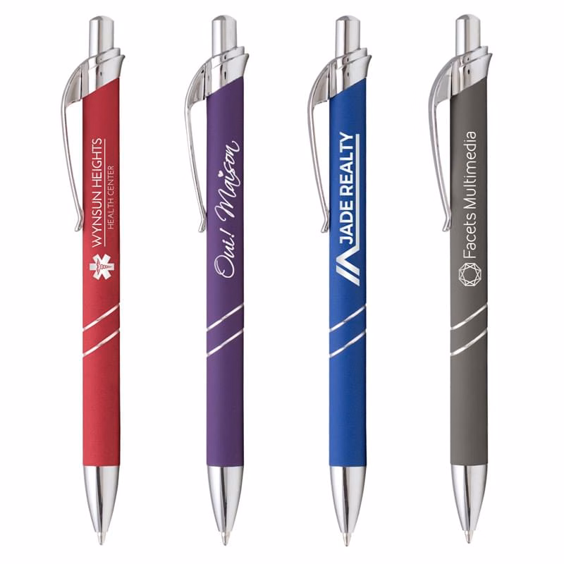 Ovalesque Softy - Laser Engraved Metal Pen