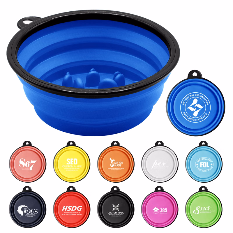Collapsible Pet Slow Food Bowl