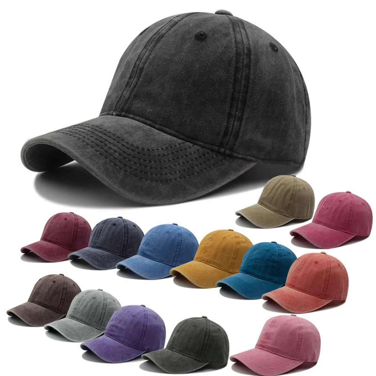 Fashion Washed Travel Hat Adjustable 1