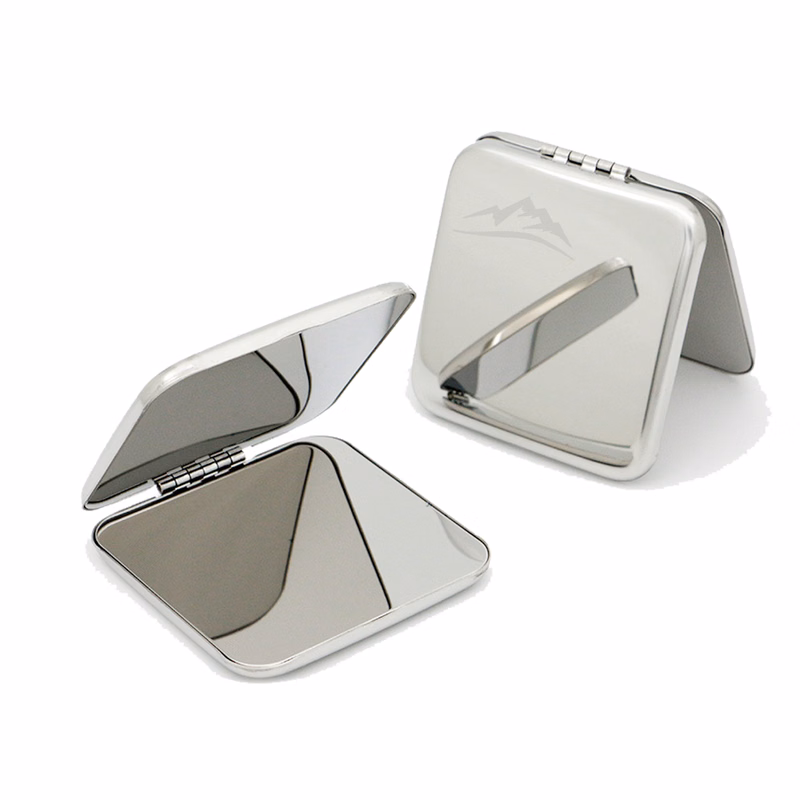 Stainless Steel Folding Square Mirror