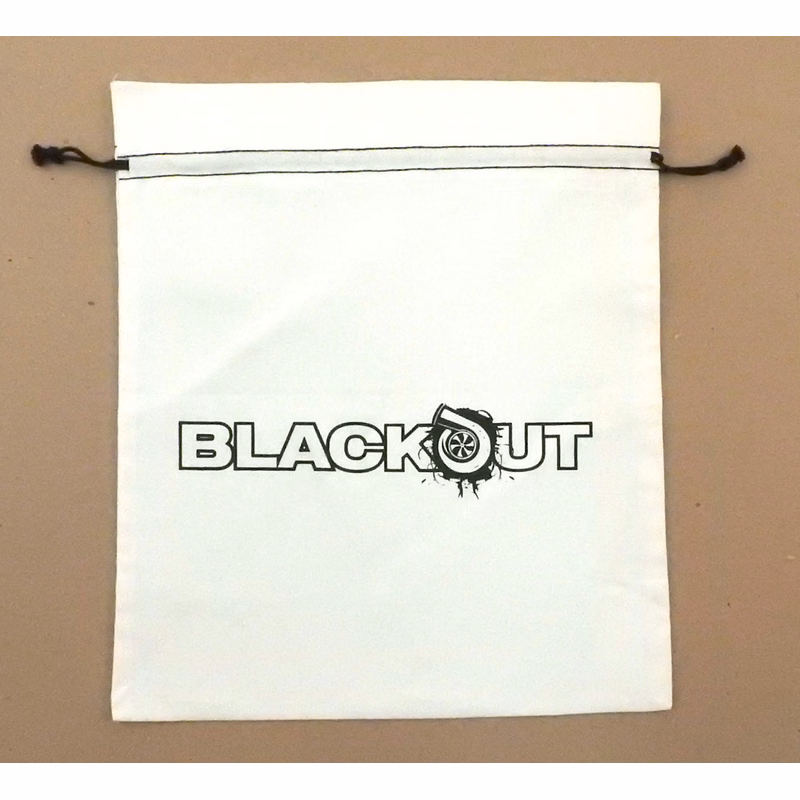 "Duplex" Cotton Double Drawstring Bag 12 x 14"