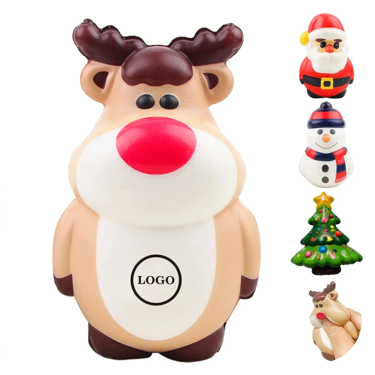 Christmas-Themed Stress Relief Foam Toys 1