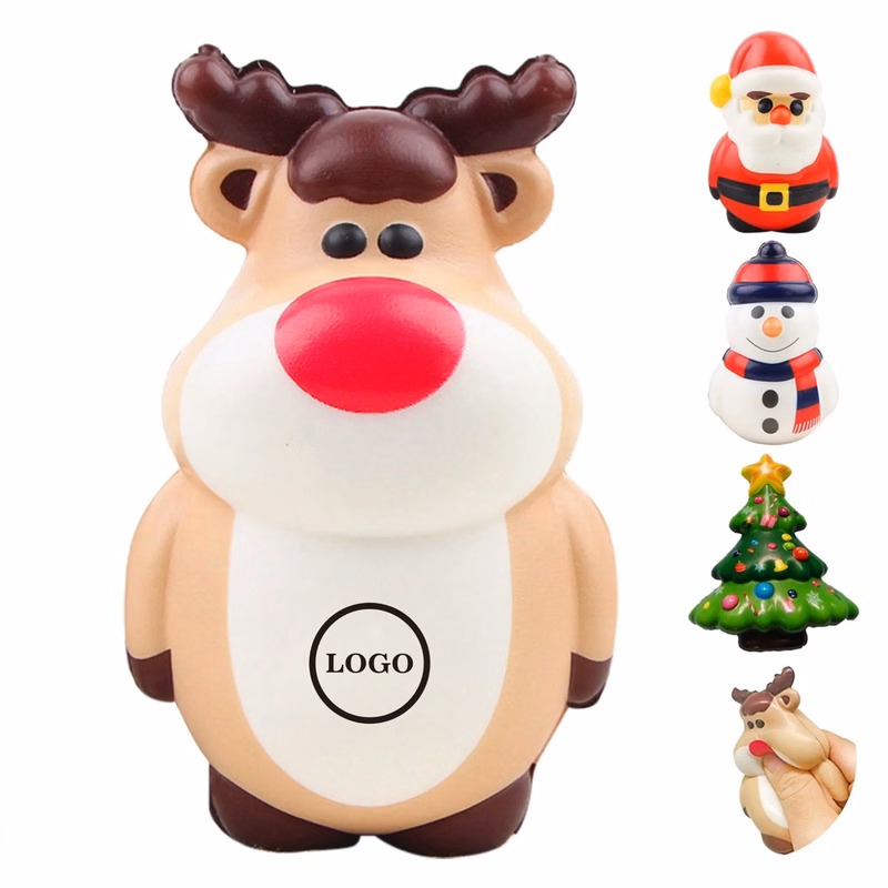 Christmas-Themed Stress Relief Foam Toys