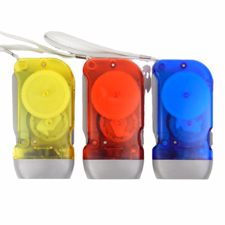Hand Pressing Flashlight