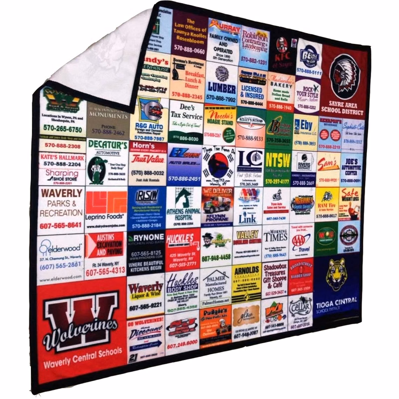 Digital Print Fleece Blanket, 50" x 60", Full Color