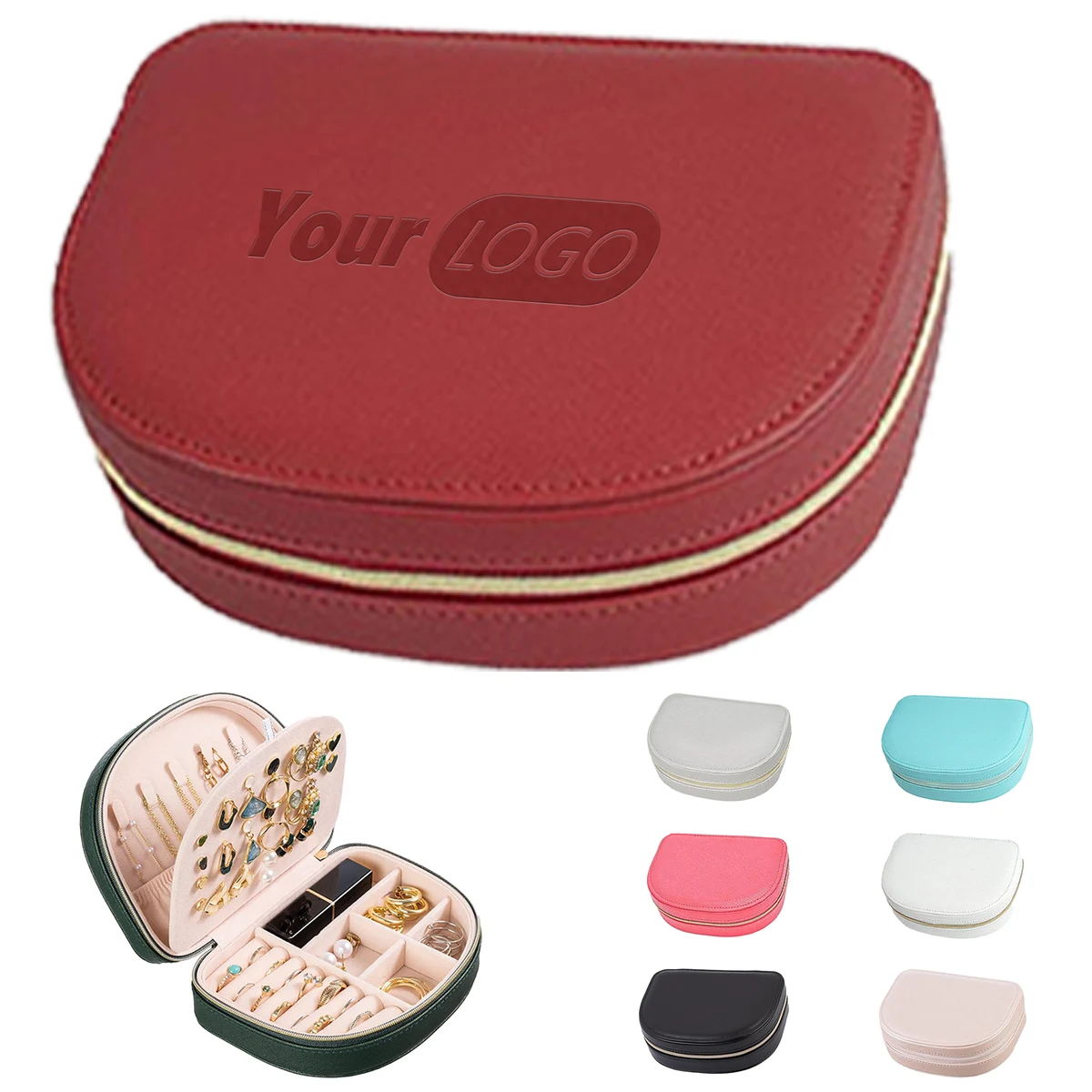 Pu Leather Luxurious Travel Jewelry Box ?C Perfect For Gifting 1