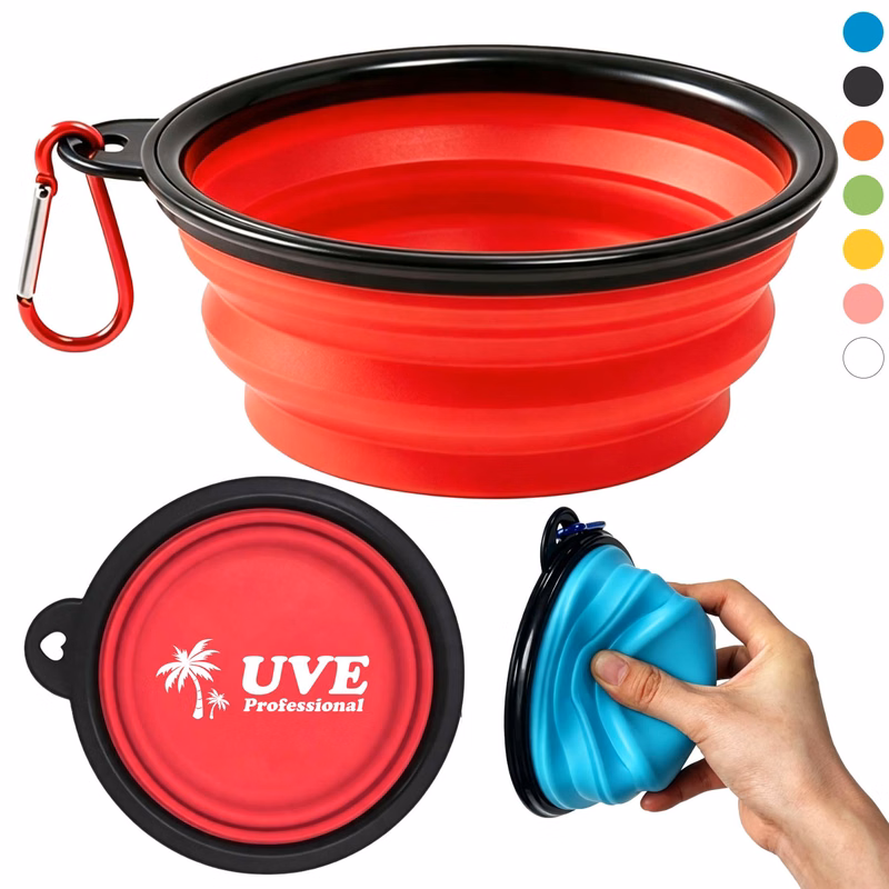 Portable Pet Silicone Bowl