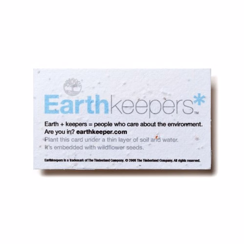 Seed Paper Business Card