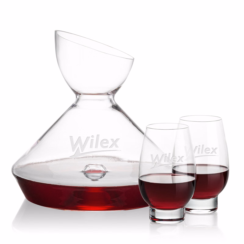 Woodbury Carafe & Glenarden Stemless Wine