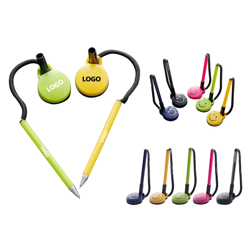 Round Bank Counter Pen with Stand 1