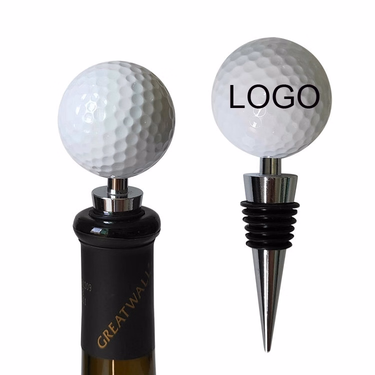 GOLF BALL WINE BOTTLE STOPPER