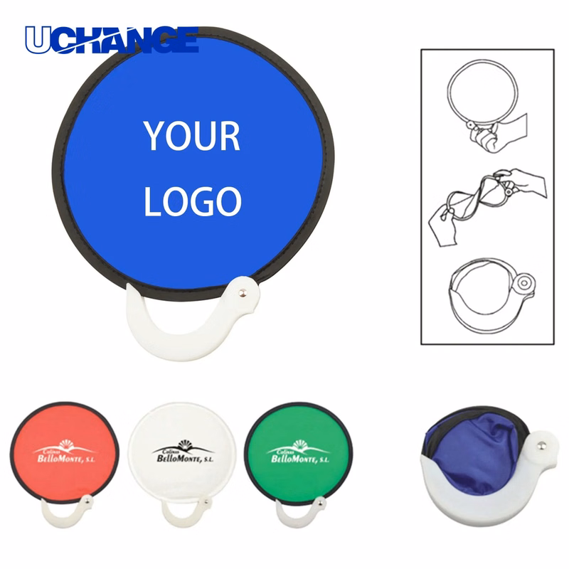 Custom Collapsible Foldable Handheld Fan Packable Cooling Giveaway for Events