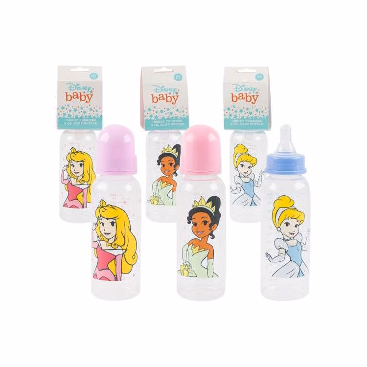 Disney Baby Bottles - 3 Princess Styles 9 oz