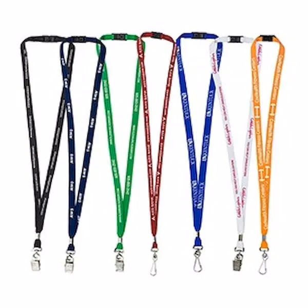 Custom 36 inch Polyester Safety Breakaway Lanyard for Badges — Employee Recognition Item