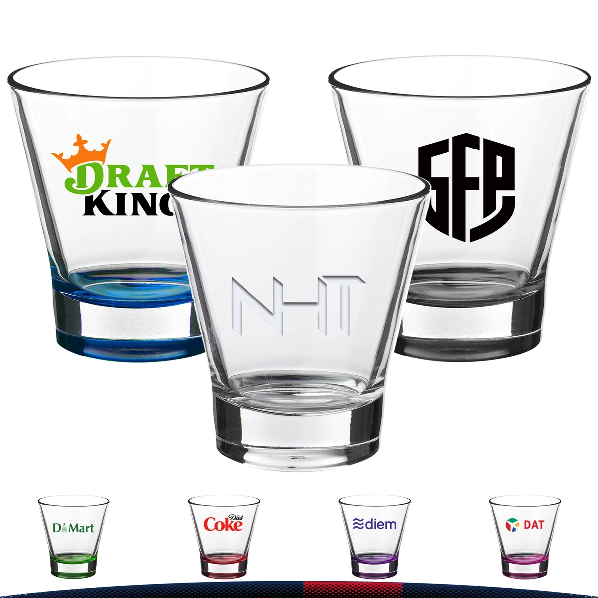 11.5 oz. Stemless Water Glasses 1
