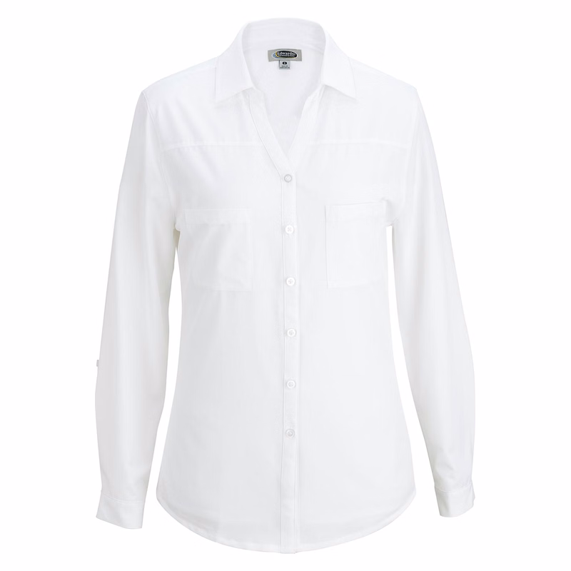 Two Pocket Ladies Blouse