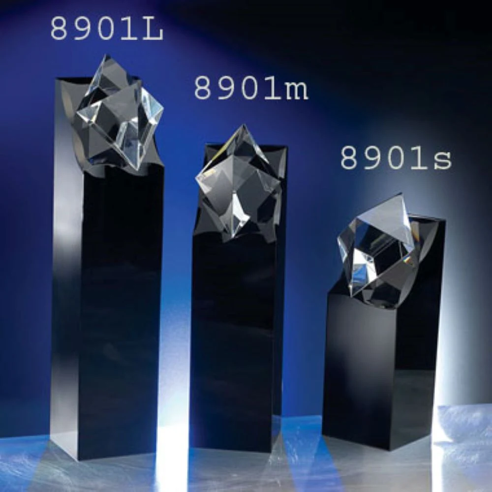 DIAMOND IN THE ROUGH OPTIC CRYSTAL AWARD - MEDIUM 1